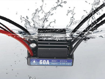Фото Бесколлекторный регулятор Hobbywing Seaking-60A-V3.1 (60A-360A, Boat) влагозащищённый | Инномарт