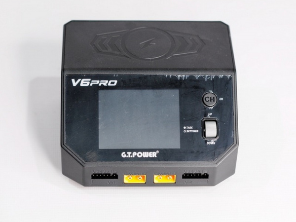 Универсальное зарядное устройство G.T.Power V6PRO Dual Power 7-30/220В, 16Aх2, USB, Wireless 7.5W | Инномарт