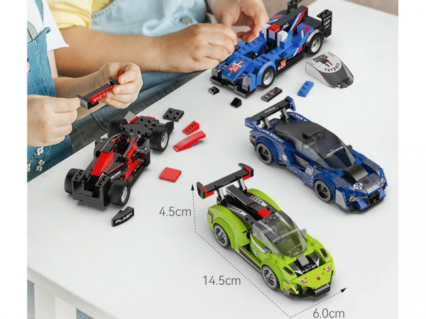 Конструктор CaDA спортивная машинка Supersonic Star 1/24 (164 детали) | Инномарт