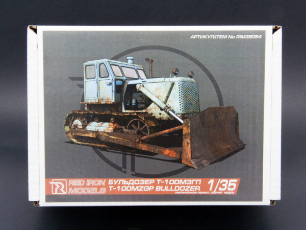 Сборная модель Red Iron Models Бульдозер Т-100МЗГП", 1/35 | Инномарт