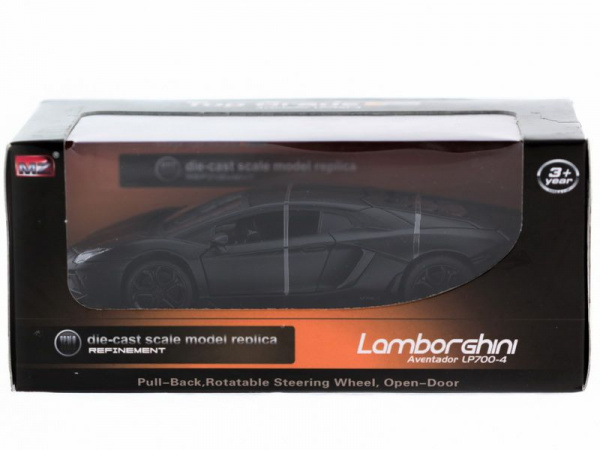 Р/У машина MZ Lamborghini Aventador 25035A 1/32 музыка, свет, инерция в/к | Инномарт