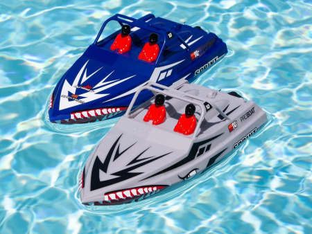 Фото Радиоуправляемый катер ProBoat Sprintjet 9-inch Self-Right Jet Boat (серебряный) RTR | Инномарт