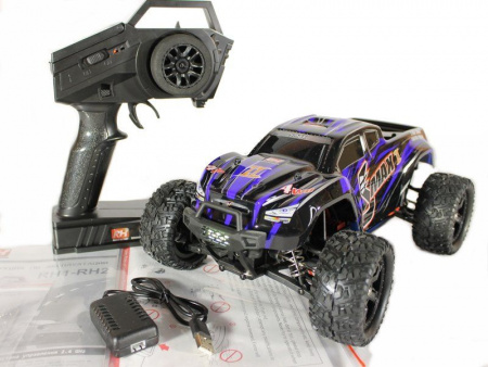 Фото Радиоуправляемый монстр Remo Hobby SMAX V2.0 (синий) 4WD 2.4G 1/16 RTR | Инномарт
