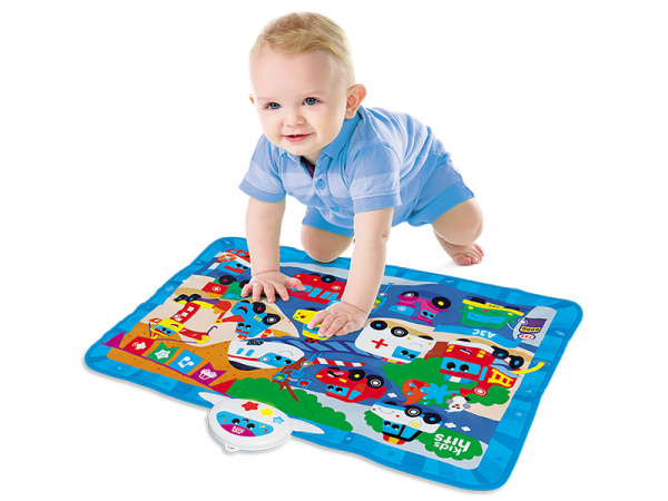 Интерактивная игрушка Kids Hits Музыкальный коврик с огоньками Мы едем-едем