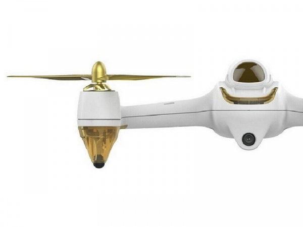Р/У квадрокоптер Hubsan X4 GPS, FHD+FPV, автовозврат, удержание, следуй за мной, 2.4G (белый) | Инномарт