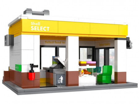 Фото Конструктор CaDA минимаркет Shell Select (303 детали) | Инномарт