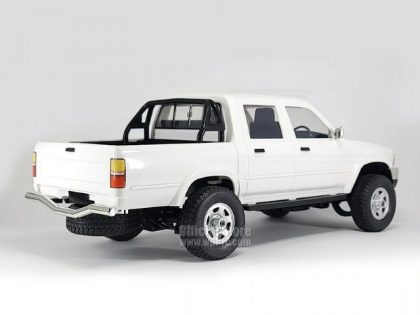 Радиоуправляемая машина WPL пикап Hilux Crew Cab (белая) 4WD 2.4G 1/16 RTR | Инномарт
