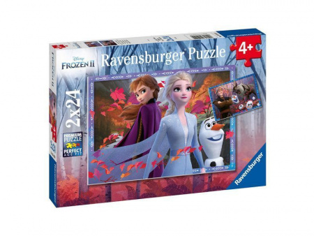 Фото Пазл Ravensburger "Холодное сердце 2.Морозные приключения" 2х24 эл. | Инномарт