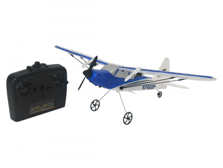 Фото Радиоуправляемый самолет Volantex RC Sport Cub 400мм (синий) 2.4G 2ch LiPo RTF with Gyro | Инномарт