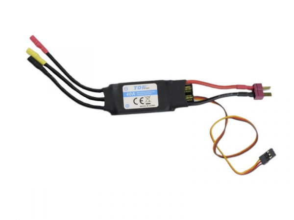 Регулятор скорости бесколлекторный 40A для самолета Top RC Riot