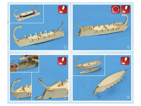 Фото Сборная деревянная модель корабля Artesania Latina AVE CAESAR (ROMAN SHIP) | Инномарт