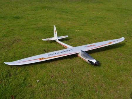 Фото Радиоуправляемый планер Top RC Lightning V1 (Propeller Power System) 1500мм 2.4G 4-ch LiPo RTF | Инномарт