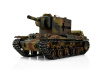 Радиоуправляемый танк Torro KV-2 1/16 ВВ-пушка, дым, зеленый V3.0 2.4G RTR
