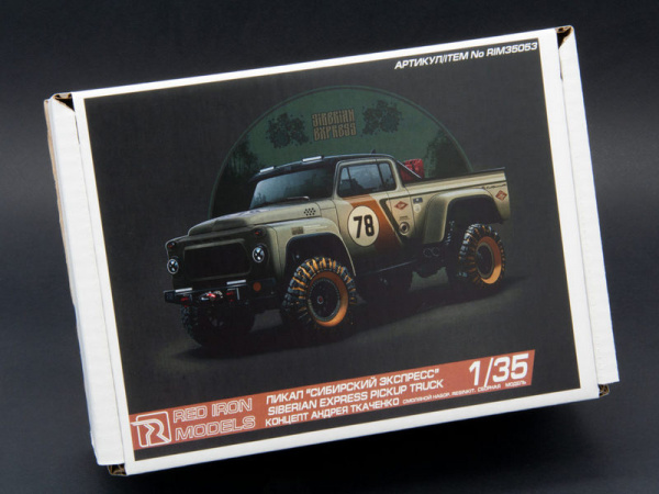 Сборная модель Red Iron Models Пикап "Сибирский экспресс" (ГАЗ-52), 1/35 | Инномарт