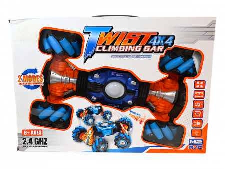 Фото Р/У машинка перевертыш Hyper, музыка, свет, движение боком 4WD 2.4G 1/12 RTR | Инномарт