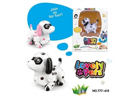 Фото Робот-собачка HappyCow 777-614, сенсор, движется по линии, свет, звук | Инномарт