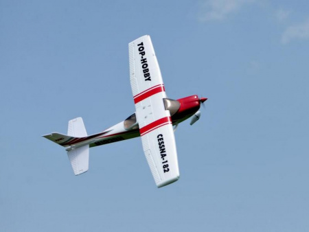 Фото Р/У самолет Top RC Cessna 182 400 class красная 965мм 2.4G 4-ch LiPo RTF | Инномарт