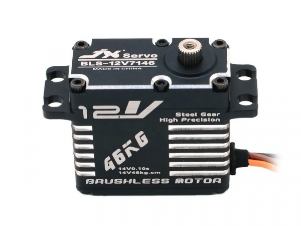 Сервомашинка цифровая JX Servo BLS-12V7146 (71г/47/0.10/14.0V) бесколлекторная, Full metal | Инномарт
