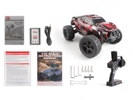 Фото Радиоуправляемый монстр Remo Hobby MMAX PRO (красный) Li-Po 4WD 2.4G 1/10 RTR | Инномарт