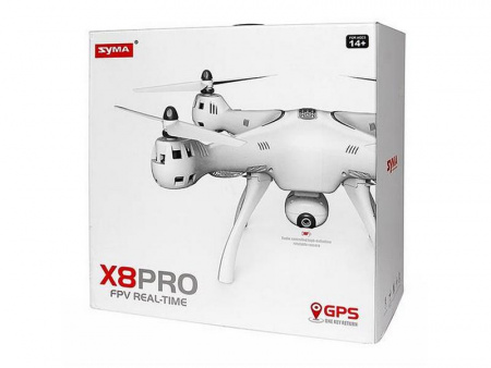 Фото Р/У квадрокоптер Syma X8PRO с FPV трансляцией Wi-Fi, GPS, барометр 2.4G RTF | Инномарт