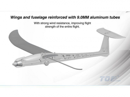 Фото Радиоуправляемый планер Top RC T1800 (Propeller Power System) 1800мм 2.4G 4-ch LiPo RTF | Инномарт