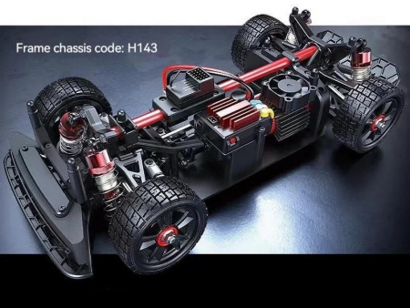 Фото Радиоуправляемая машина для дрифта MJX Hyper Go 14302 Lancia Delta Brushless 4WD 2.4G LED 1/14 RTR | Инномарт