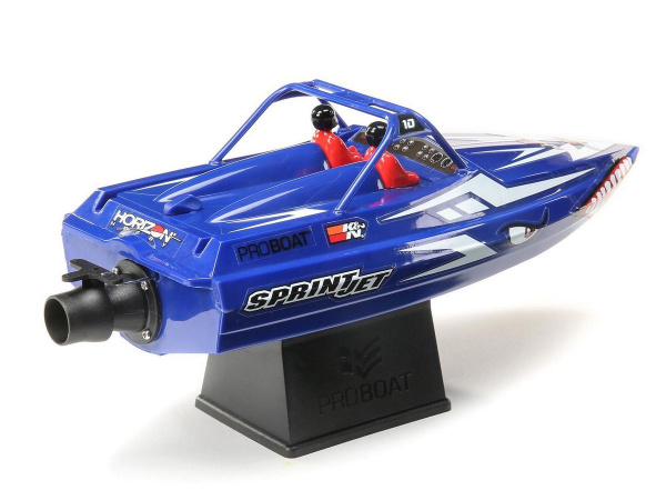 Радиоуправляемый катер ProBoat Sprintjet 9-inch Self-Right Jet Boat (синий) RTR | Инномарт