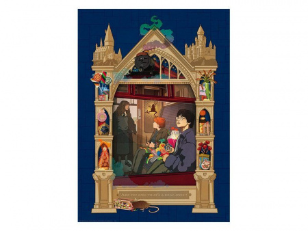 Фото Пазл Ravensburger "Гарри Поттер. По дороге в Хогвартс", 1000 эл | Инномарт