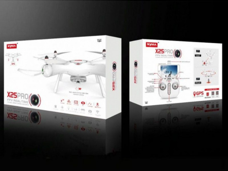 Фото Р/У квадрокоптер Syma X25PRO с FPV трансляцией, GPS, барометр 2.4G RTF | Инномарт