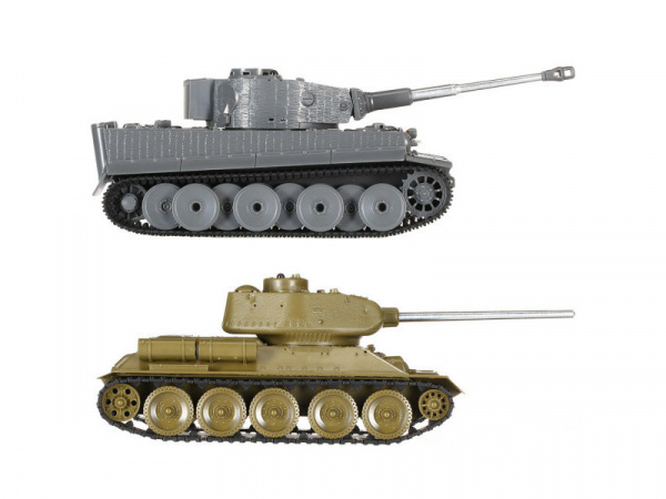 Радиоуправляемый танковый бой Torro Т34/85 и Tiger 1 1/30, RTR | Инномарт