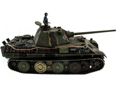 Фото Радиоуправляемый танк Taigen 1/16 Panther type F (Германия) дым (для ИК боя) V3.0 2.4G RTR | Инномарт
