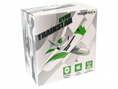 Фото Радиоуправляемый самолет Volantex RC Trainstar Micro 200мм 2.4G 2ch LiPo RTF with Gyro | Инномарт