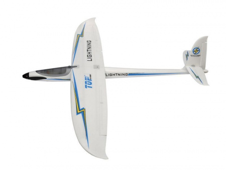 Фото Радиоуправляемый планер Top RC Lightning V1 (Propeller Power System) 1500мм 2.4G 4-ch LiPo RTF | Инномарт