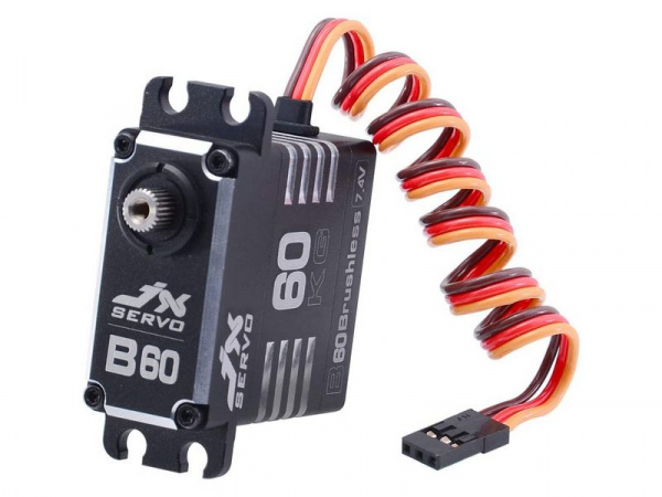 Сервомашинка цифровая JX Servo B60 (87г/62/0.11/7.4V) бесколлекторная, Full metal | Инномарт