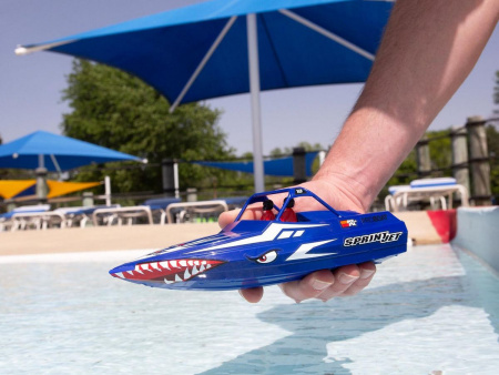 Фото Радиоуправляемый катер ProBoat Sprintjet 9-inch Self-Right Jet Boat (синий) RTR | Инномарт
