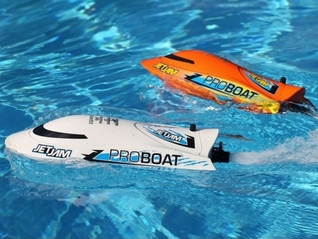 Фото Радиоуправляемый катер ProBoat Jet Jam 12 Pool Racer (оранжевый) RTR | Инномарт