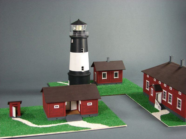 Сборная картонная модель Shipyard маяк Lighthouse Ulkokalla (№18), 1/72 | Инномарт