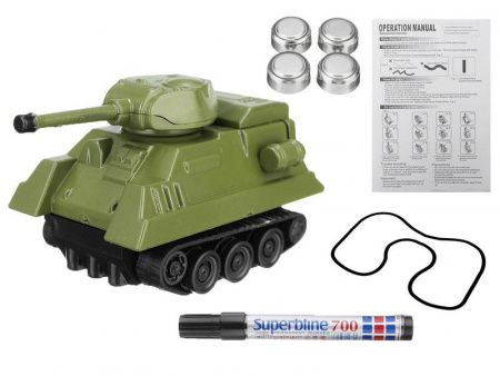 Фото Танк GOLD LIGHT TOYS 777-006, сенсор, едет по линии | Инномарт