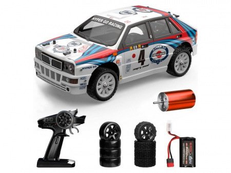 Фото Радиоуправляемая машина для дрифта MJX Hyper Go 14302 Lancia Delta Brushless 4WD 2.4G LED 1/14 RTR | Инномарт
