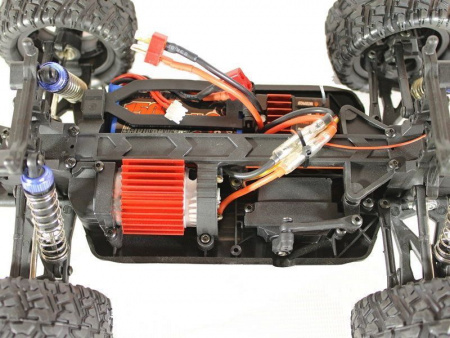 Фото Радиоуправляемый монстр Remo Hobby SMAX V2.0 (синий) 4WD 2.4G 1/16 RTR | Инномарт