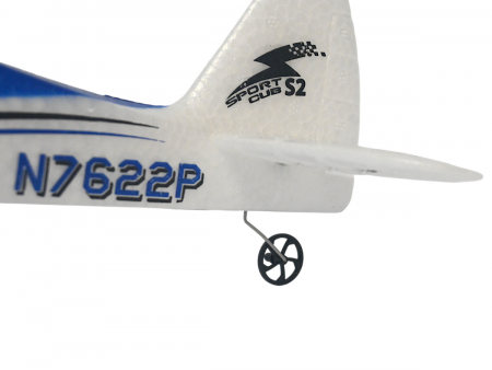 Фото Радиоуправляемый самолет Volantex RC Sport Cub 400мм (синий) 2.4G 2ch LiPo RTF with Gyro | Инномарт