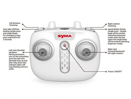 Фото Р/У вертолет Syma S5H (чёрный), барометр 2.4G RTF | Инномарт