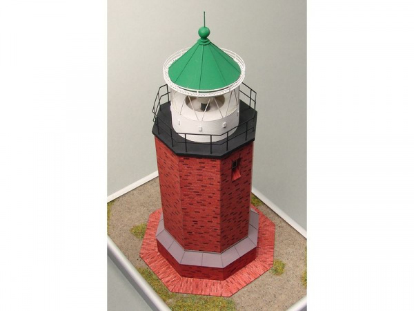 Сборная картонная модель Shipyard маяк Rotes Kliff Lighthouse (№87), 1/72 | Инномарт