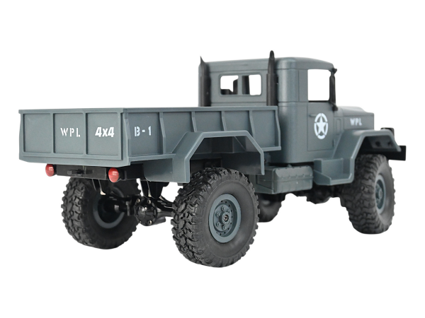 Радиоуправляемая машина WPL B-14R военный грузовик (серый) 1/16 2.4G RTR | Инномарт