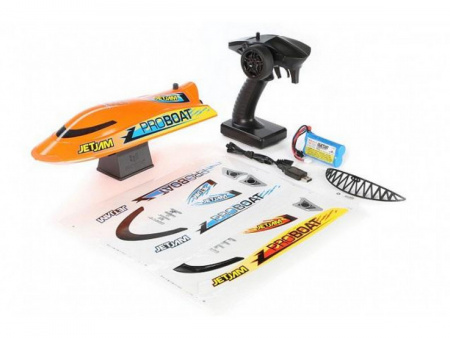 Фото Радиоуправляемый катер ProBoat Jet Jam 12 Pool Racer (оранжевый) RTR | Инномарт