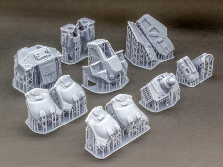 Фото Сборная модель Red Iron Models Боевой робот "Грозный" "БРМ-80УК", 1/72 | Инномарт