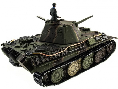 Фото Радиоуправляемый танк Taigen 1/16 Panther type F (Германия) дым (для ИК боя) V3.0 2.4G RTR | Инномарт