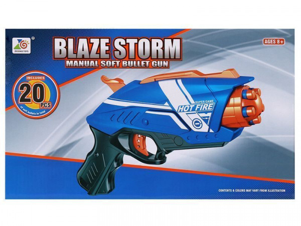 Пистолет с мягкими пулями "BlazeStorm" ZC7063 | Инномарт