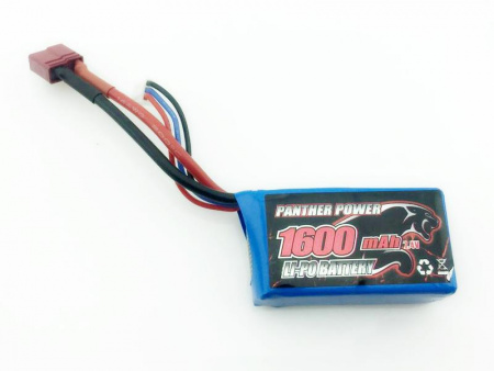Фото Аккумулятор Li-Po 1600mAh, 7,4V, T-plug для Remo Hobby 1/16 | Инномарт