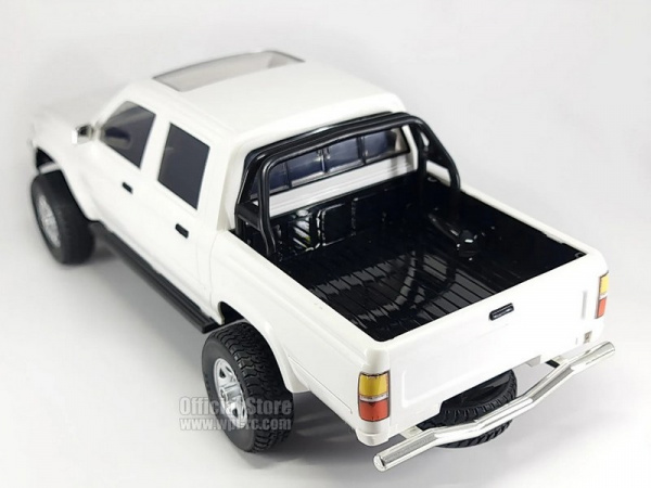 Радиоуправляемая машина WPL пикап Hilux Crew Cab (белая) 4WD 2.4G 1/16 RTR | Инномарт